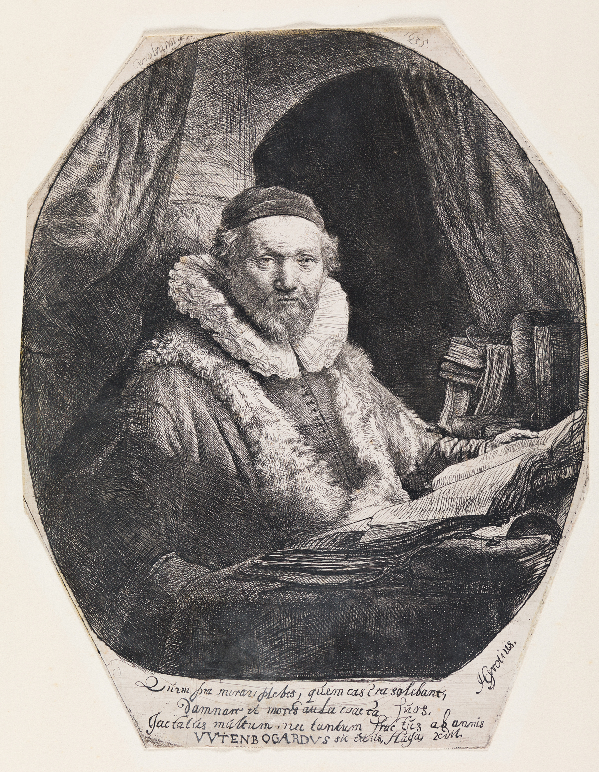 REMBRANDT VAN RIJN Jan Uytenbogaert, Preacher of the Remonstrants.